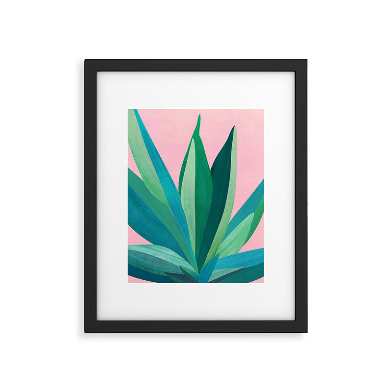 Spring Cactus With Pink Sky / Desert Series Framed Art Print Gallery Image 6