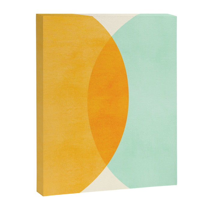 Spring Eclipse Abstract Shapes Series Canvas Print Gallery Image 1