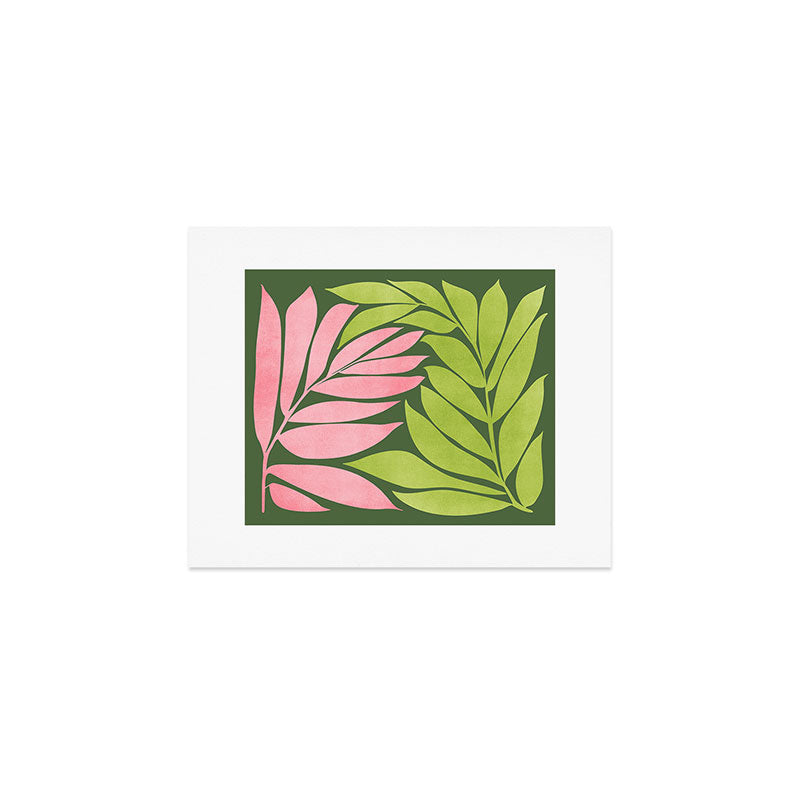 Spring Flora / Pink and Green Palette Art Print Gallery Image 1