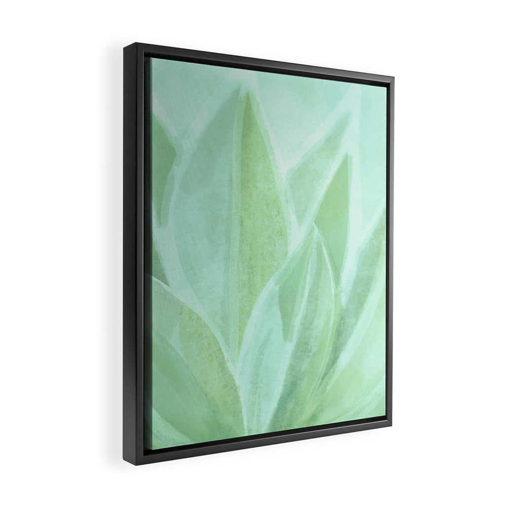Spring Succulent Framed Canvas Print Gallery Image 2