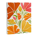 Spring Wildflowers Floral Illustration Canvas Print Gallery Image 6