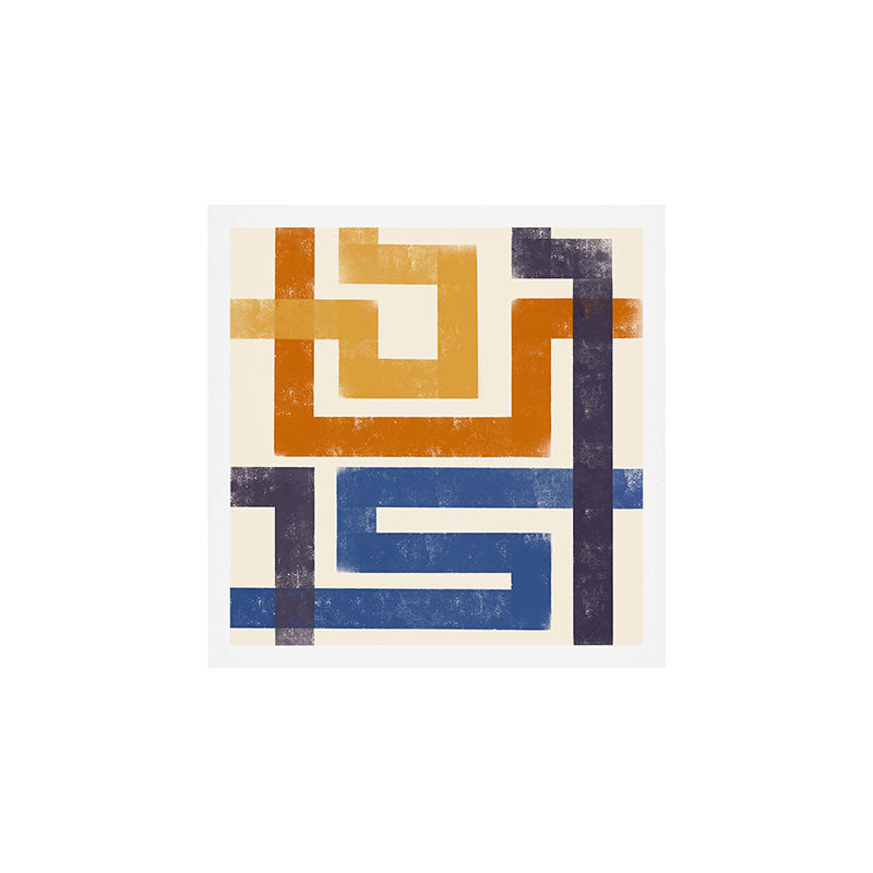 Subway Map Abstract Geometric Art Print Gallery Image 1