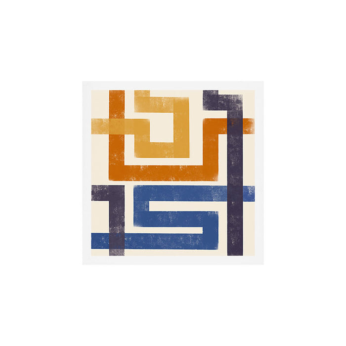 Subway Map Abstract Geometric Art Print Gallery Image 1