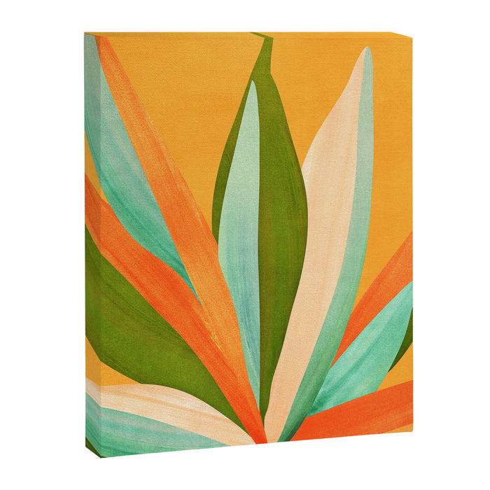 Summer Cactus Botanical Painting Canvas Print Gallery Image 1