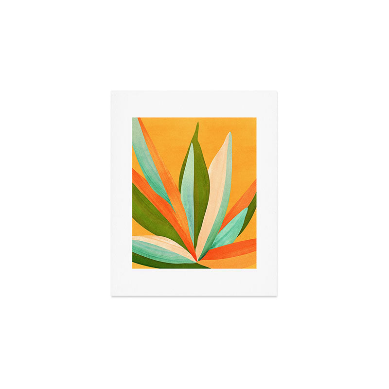 Summer Cactus Botanical Painting Art Print Gallery Image 1