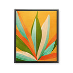Summer Cactus Botanical Painting Framed Canvas Print Gallery Image 8