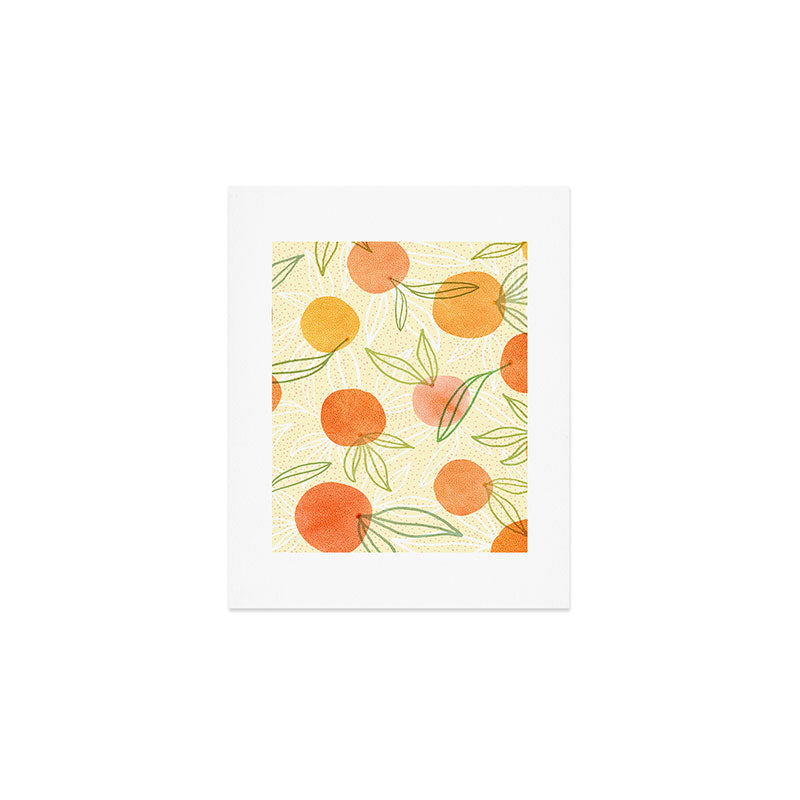 Summer Citrus Tropical Fruit Series Art Print Gallery Image 1