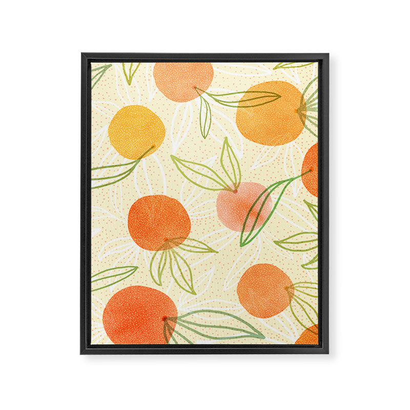 Summer Citrus Tropical Fruit Series Framed Canvas Print Gallery Image 8