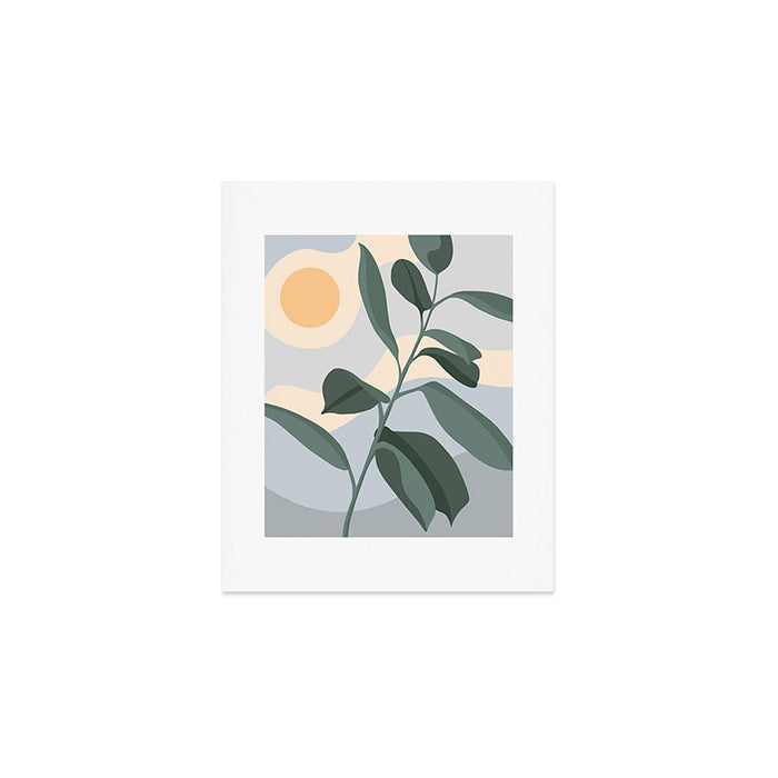 Summer Coastal Greenery Art Print Gallery Image 1
