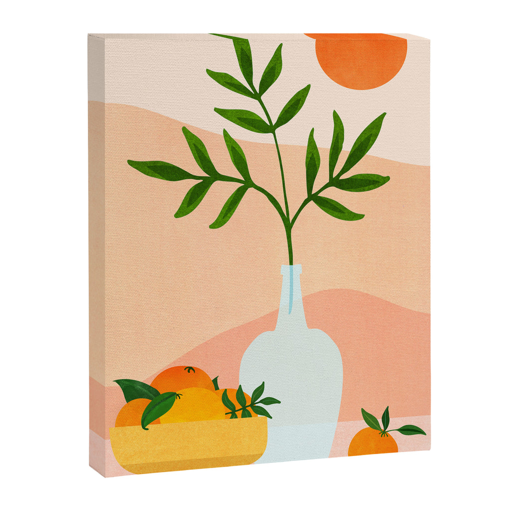Summer Daze Botanical Still Life Canvas Print Gallery Image 6