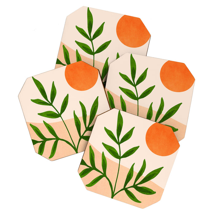 Summer Daze Botanical Still Life Coaster Gallery Image 1