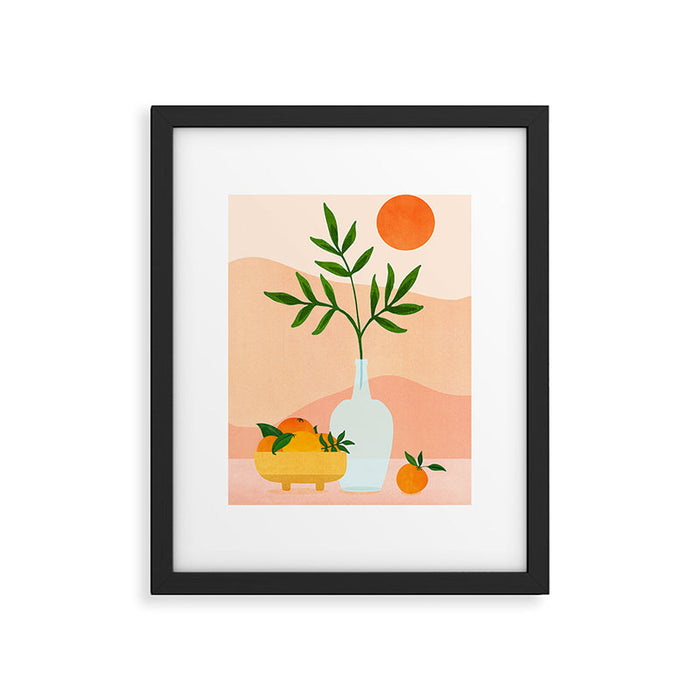 Summer Daze Botanical Still Life Framed Art Print Gallery Image 1