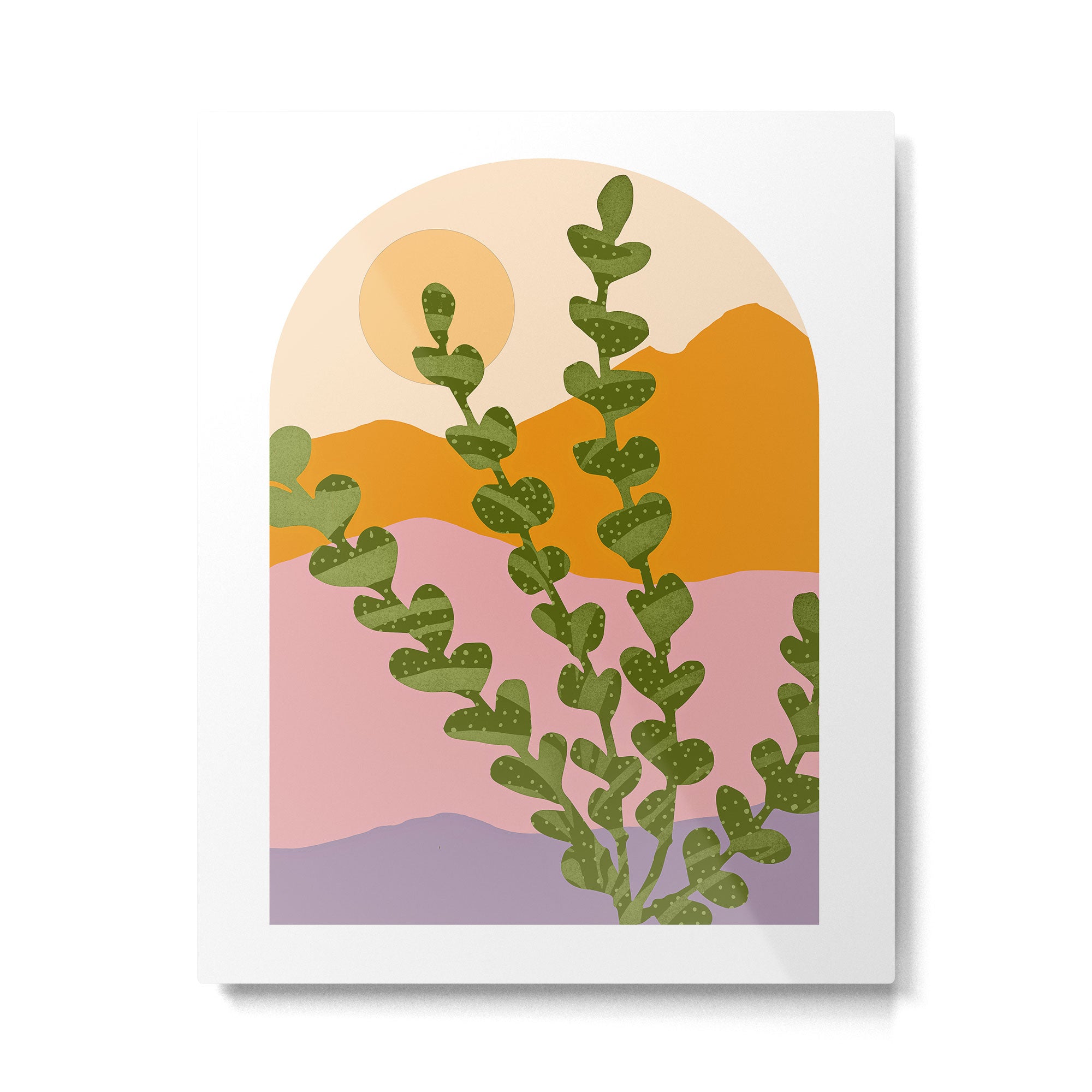 Summer Evening Mountains Metal Print Gallery Image 4