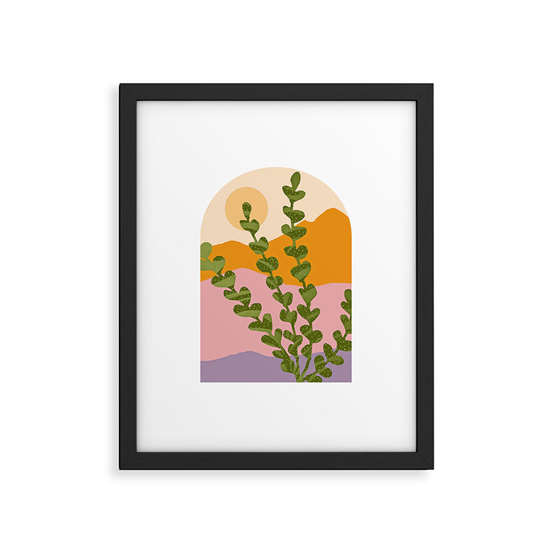 Summer Evening Mountains Framed Art Print Gallery Image 5