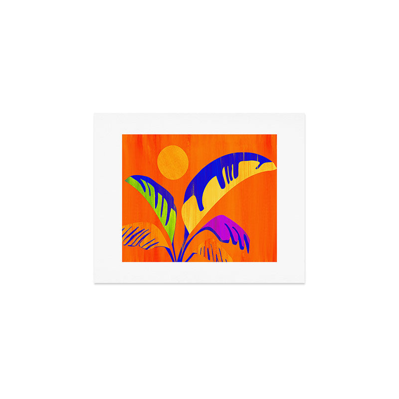 Summer Heat Abstract Botanical Series Art Print Gallery Image 1