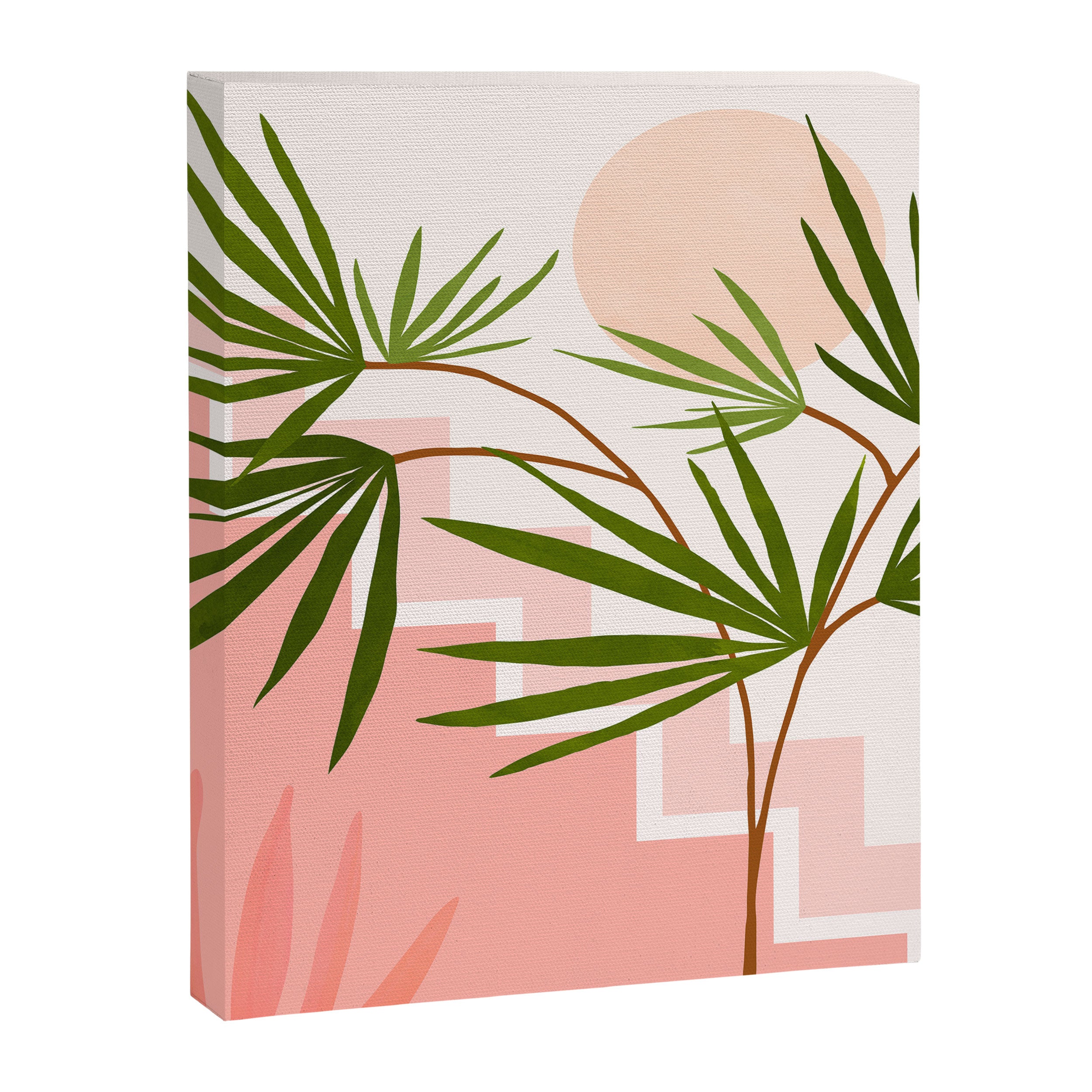 Summer in Belize Abstract Landscape Canvas Print Gallery Image 6
