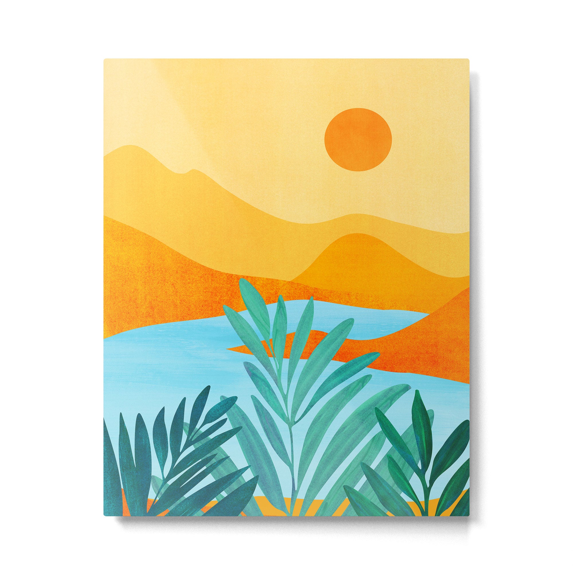 Summer Mountains Landscape Series Metal Print Gallery Image 4