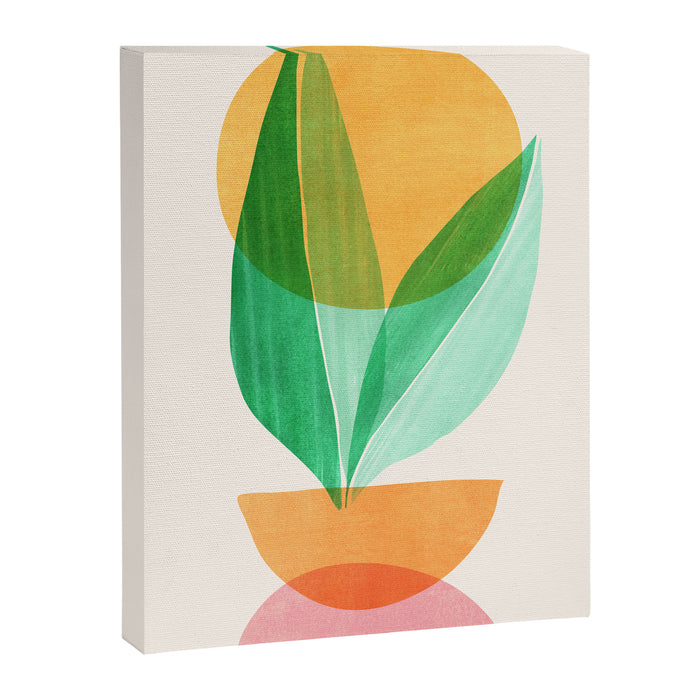 Summer Stack Abstract Plant Illustration Canvas Print Gallery Image 1