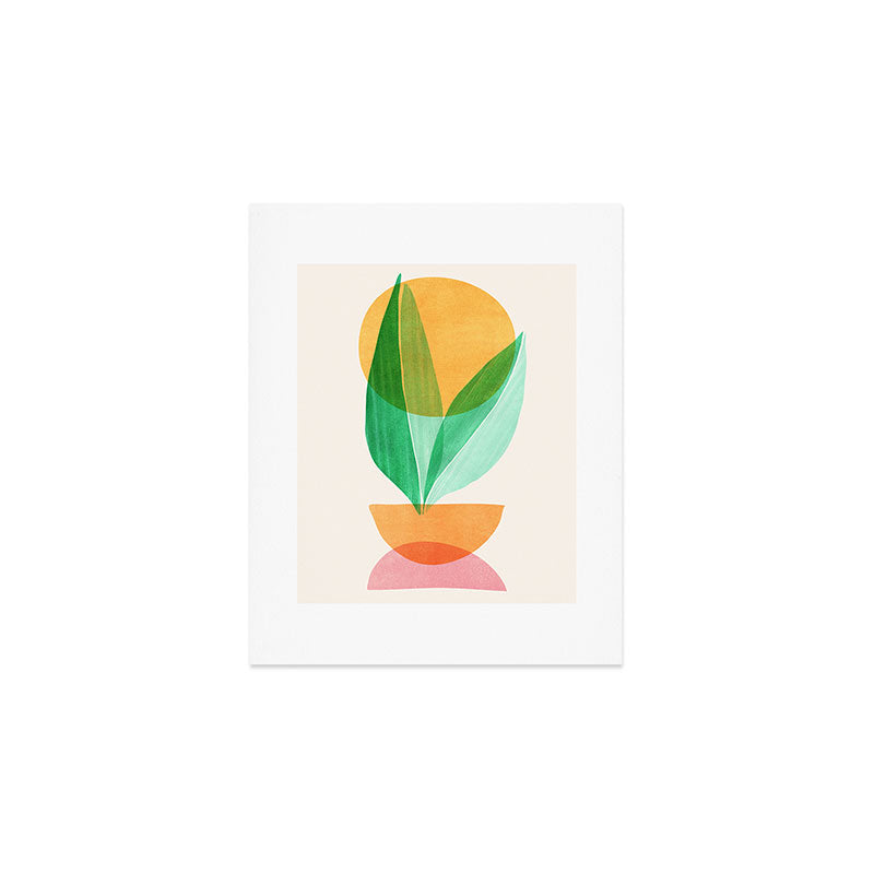 Summer Stack Abstract Plant Illustration Art Print Gallery Image 1