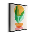 Summer Stack Abstract Plant Illustration Framed Canvas Print Gallery Image 2