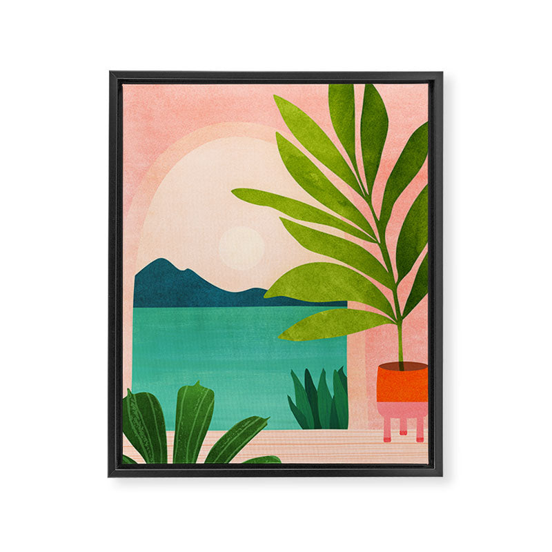 Summer Vacation Framed Canvas Print Gallery Image 6
