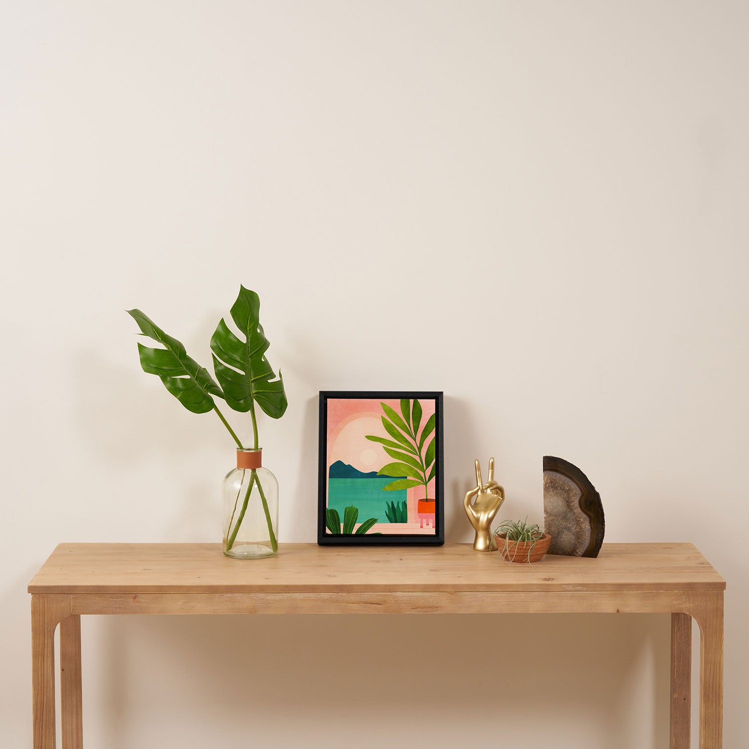 Summer Vacation Framed Canvas Print Gallery Image 4