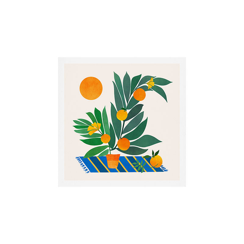 Summer's End With Oranges Art Print Gallery Image 1