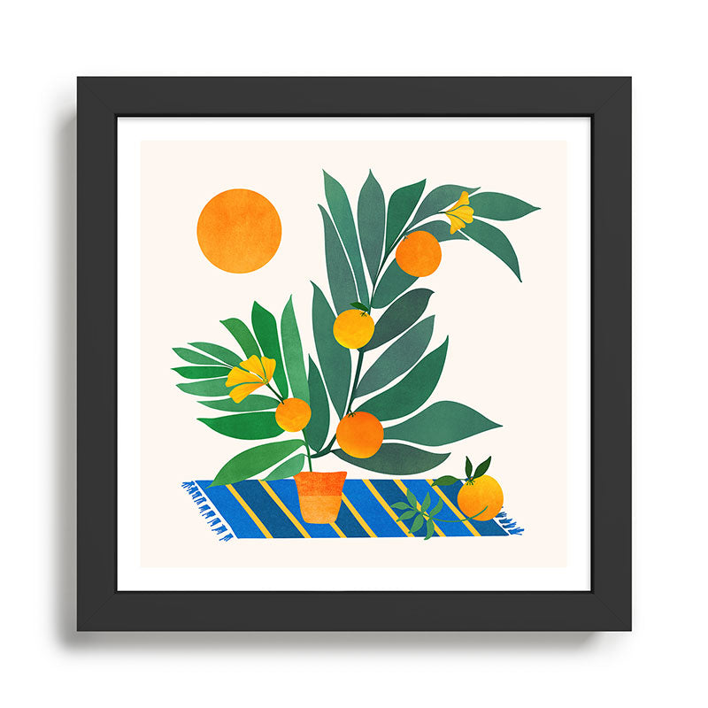 Summer's End With Oranges Framed Art Print Gallery Image 1