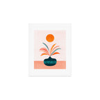 Sun Worship Colorful Plant Illustration Art Print Gallery Image 1