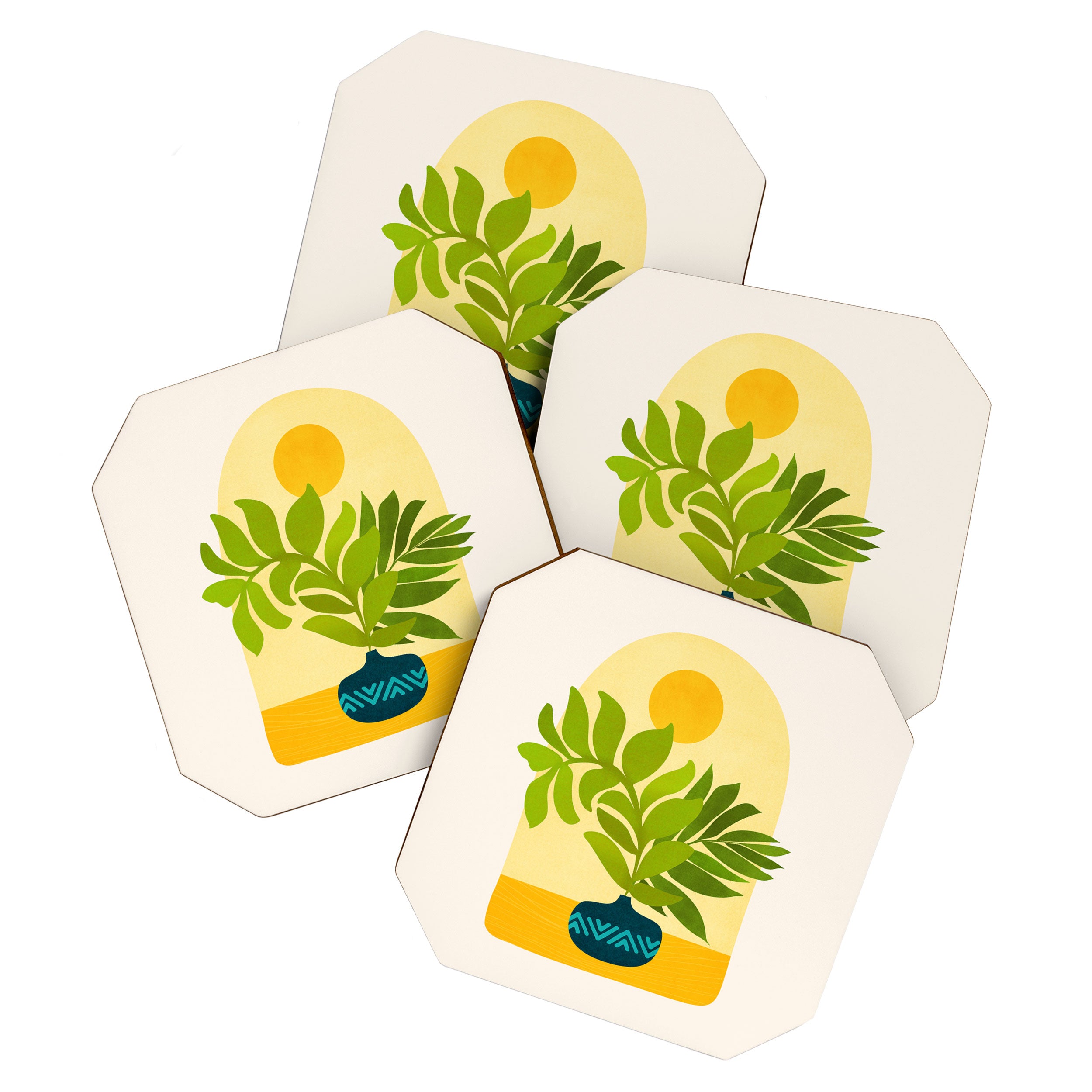 Sunday Morning Window Garden Series Coaster Gallery Image 1