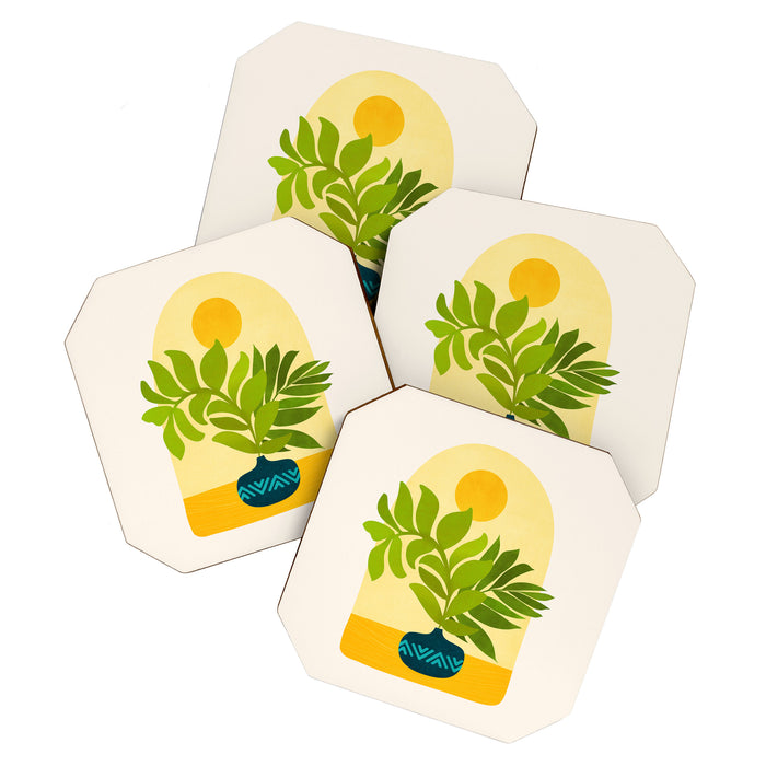 Sunday Morning Window Garden Series Coaster Gallery Image 1