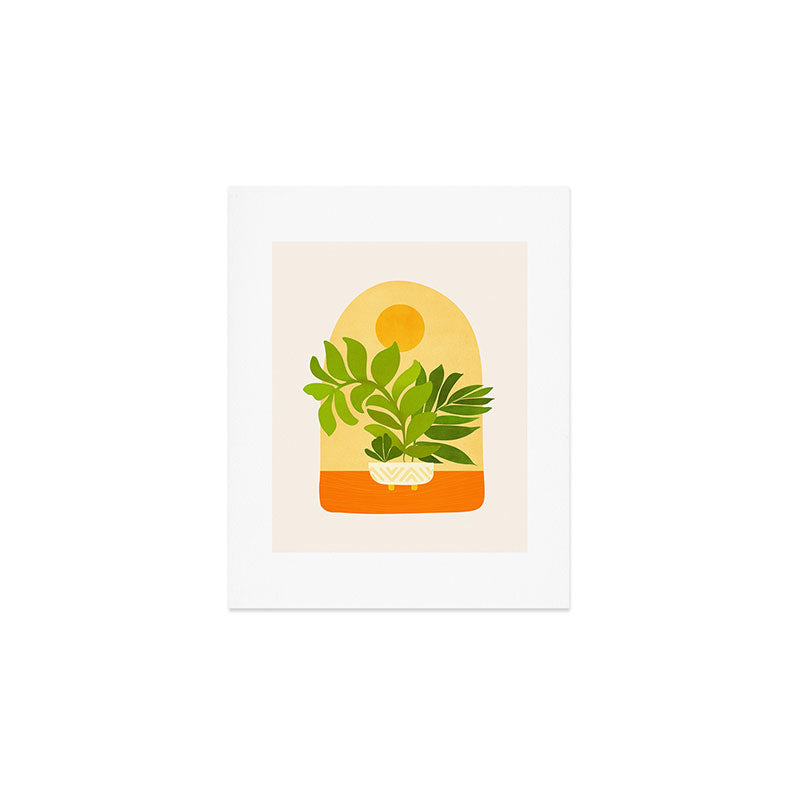 Sunday Sunset Window Garden Series Art Print Gallery Image 1