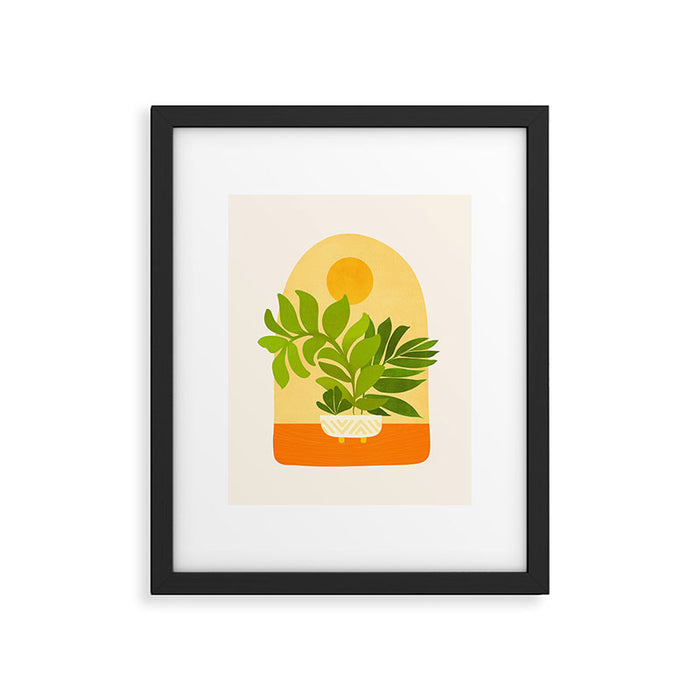 Sunday Sunset Window Garden Series Framed Art Print Gallery Image 1