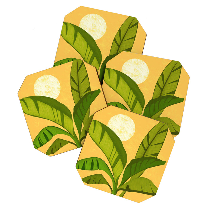 Sunny Afternoon Tropical Landscape  Coaster Gallery Image 1