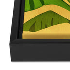 Sunny Afternoon Tropical Landscape  Framed Canvas Print Gallery Image 3