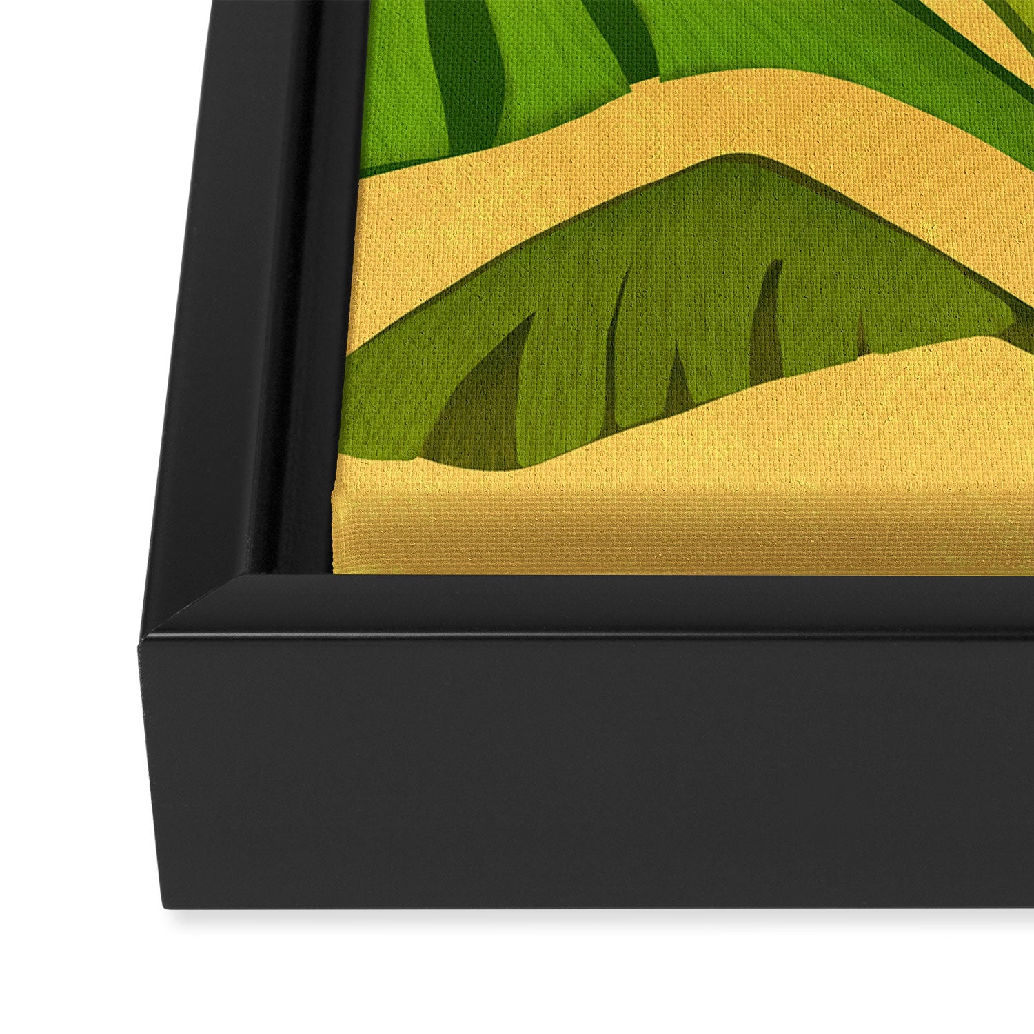 Sunny Afternoon Tropical Landscape  Framed Canvas Print Gallery Image 3