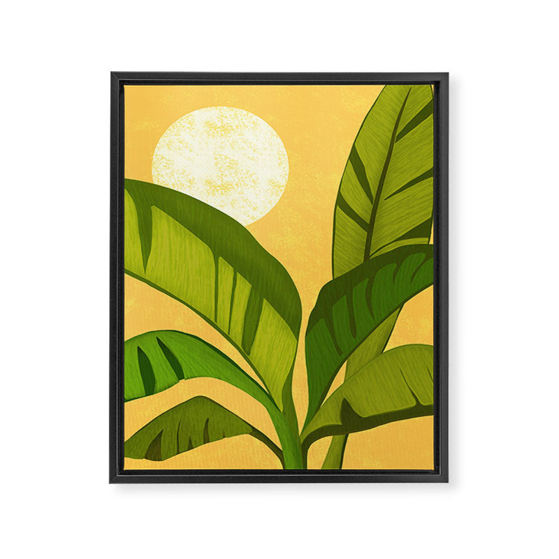 Sunny Afternoon Tropical Landscape  Framed Canvas Print Gallery Image 8