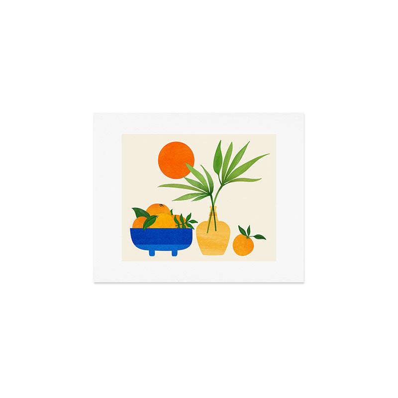 Sunny Fruit Bowl / Tropical Fruit Series Art Print Gallery Image 1