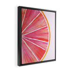 Sunny Grapefruit Watercolor Framed Canvas Print Gallery Image 2