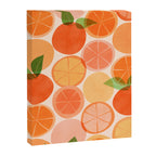 Sunny Oranges Tropical Fruit Illustration Canvas Print Gallery Image 8