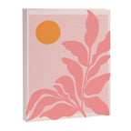 Sunny Pink Garden Canvas Print Gallery Image 6