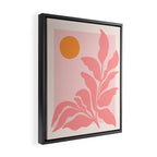 Sunny Pink Garden Framed Canvas Print Gallery Image 2