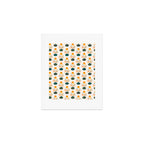 Sunny Palm Trees Pattern Art Print Gallery Image 1