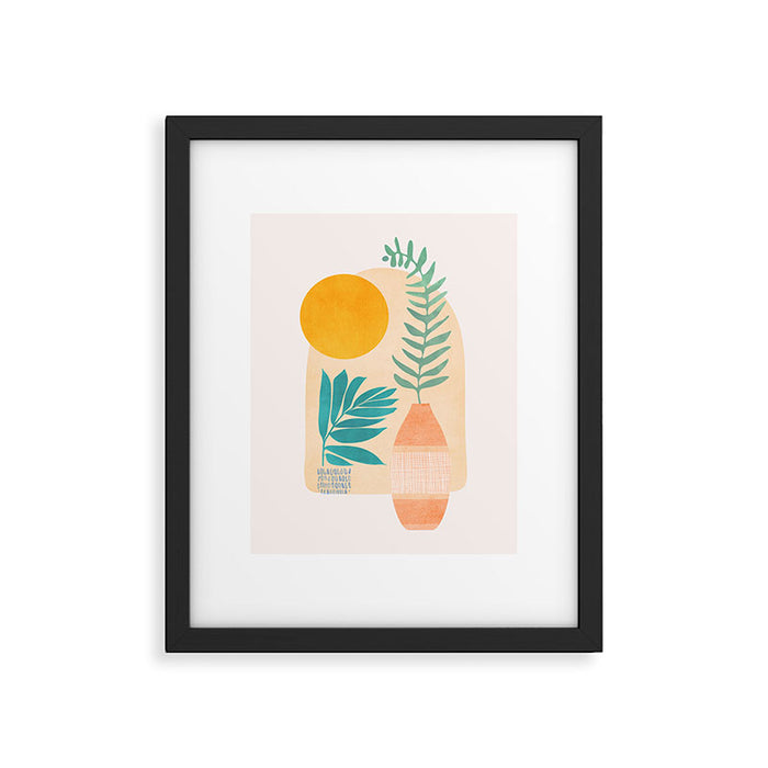 Sunny Window Garden Still Life Framed Art Print Gallery Image 1