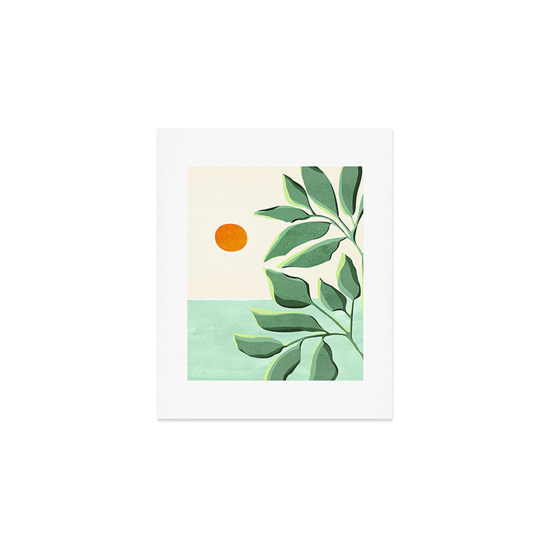 Sunset At The Beach House No2 Art Print Gallery Image 1