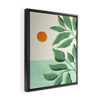 Sunset At The Beach House No2 Framed Canvas Print Gallery Image 2