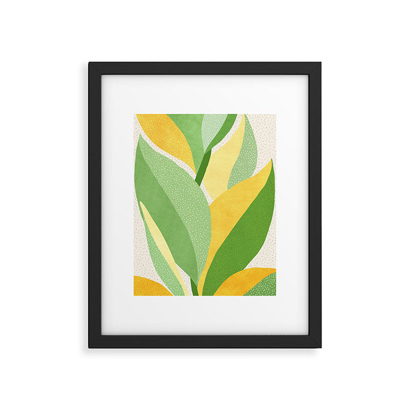 Sunshine Flora / Abstract Botanical Series Framed Art Print Gallery Image 5