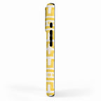 Sunshine Labyrinth - Yellow Geometric  iPhone Case Gallery Image 2