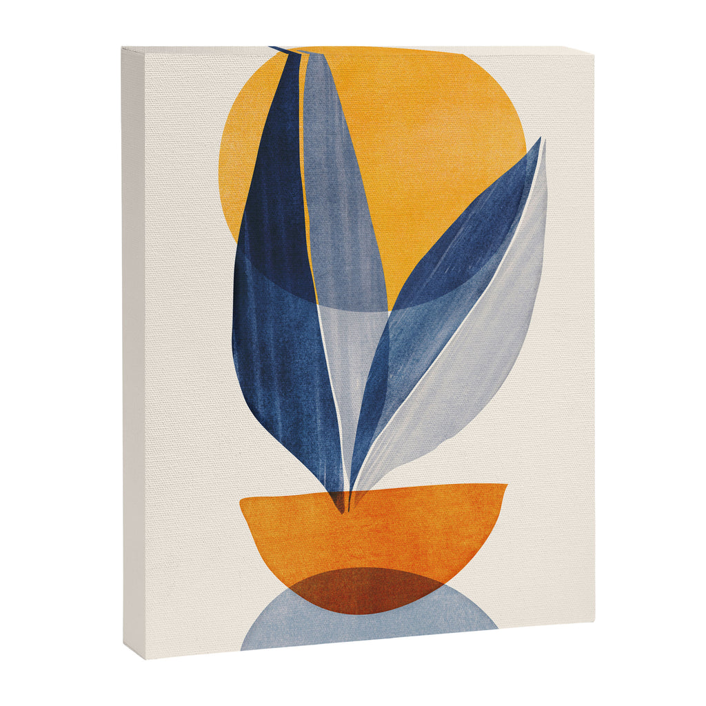 Sunshine Stack / Mid Century Abstract Illustration Canvas Print Gallery Image 6