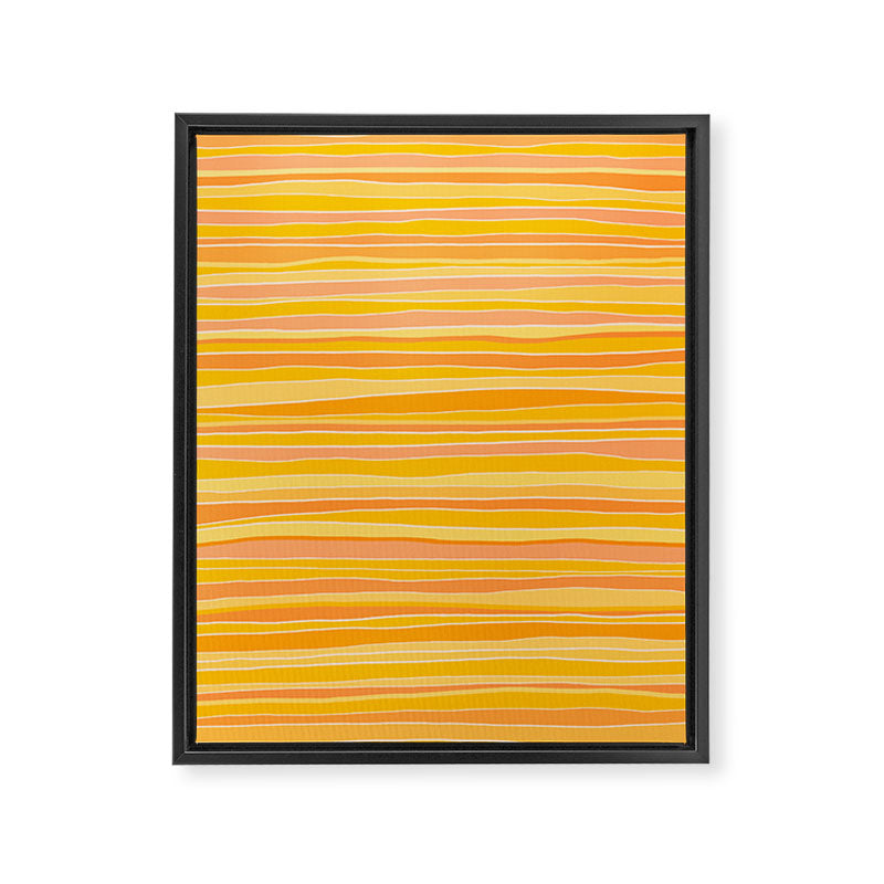 Sunshine Stripes Framed Canvas Print Gallery Image 8